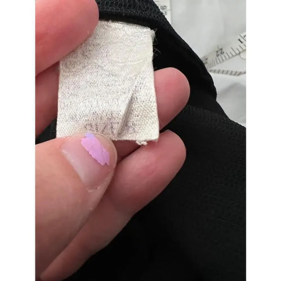 Alex‎ Garfield Black lightweight Blouse Size 8 - Picture 5 of 6